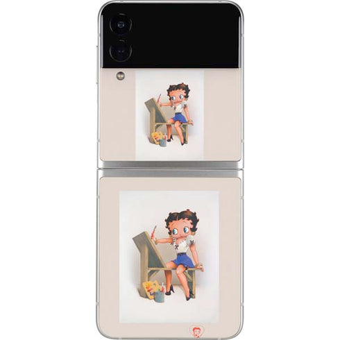 Betty Boop The Artist Galaxy Z Flip3 5G Skin