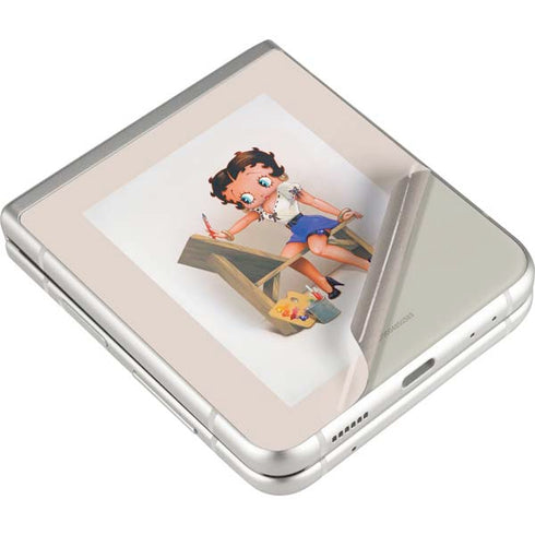 Betty Boop The Artist Galaxy Z Flip3 5G Skin