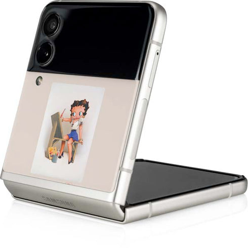 Betty Boop The Artist Galaxy Z Flip3 5G Skin