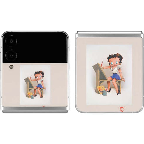 Betty Boop The Artist Galaxy Z Flip4 5G Skin