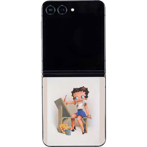 Betty Boop The Artist Galaxy Z Flip5 5G Skin