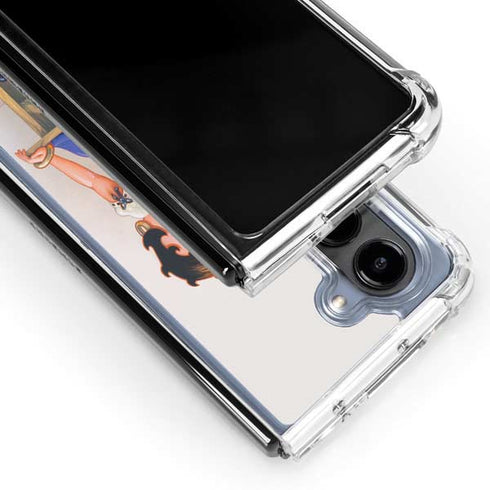Betty Boop The Artist Galaxy Z Fold5 5G Clear Case