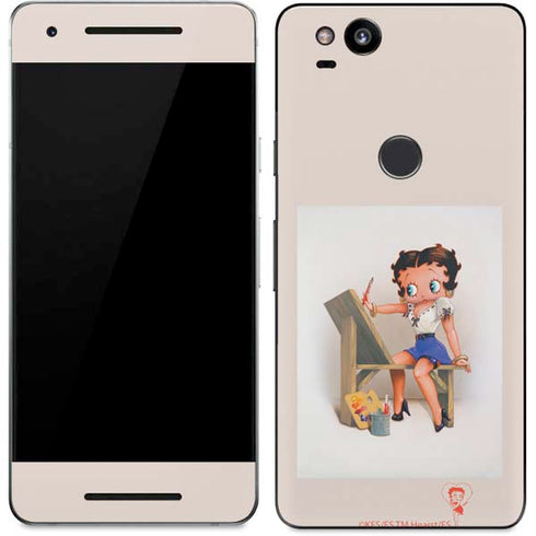 Betty Boop The Artist Google Pixel 2 Skin