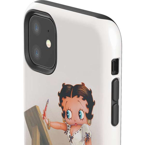 Betty Boop The Artist iPhone 11 Impact Case