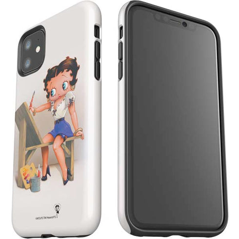 Betty Boop The Artist iPhone 11 Impact Case
