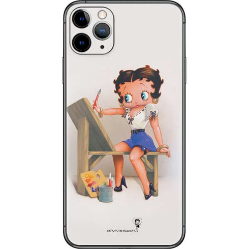 Betty Boop The Artist iPhone 11 Pro Max Skin