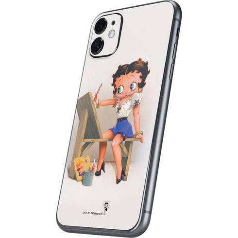 Betty Boop The Artist iPhone 11 Skin