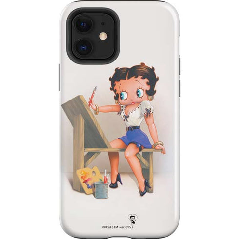 Betty Boop The Artist iPhone 12 Impact Case
