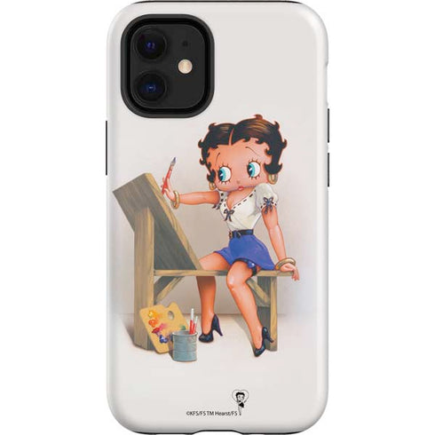 Betty Boop The Artist iPhone 12 Mini Impact Case