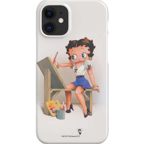 Betty Boop The Artist iPhone 12 Mini Lite Case