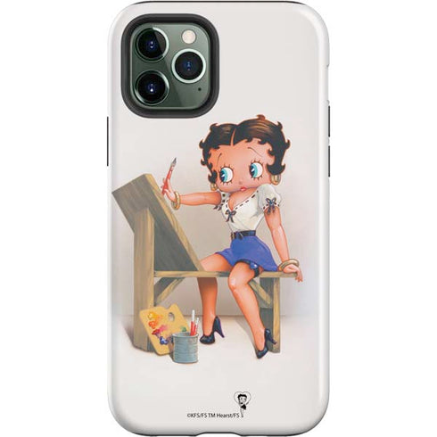 Betty Boop The Artist iPhone 12 Pro Impact Case