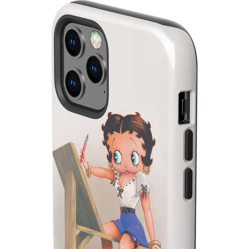 Betty Boop The Artist iPhone 12 Pro Max Impact Case
