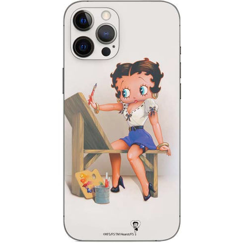 Betty Boop The Artist iPhone 12 Pro Max Skin