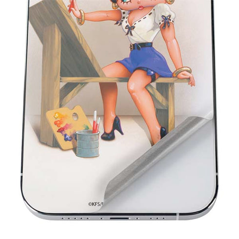 Betty Boop The Artist iPhone 12 Pro Skin