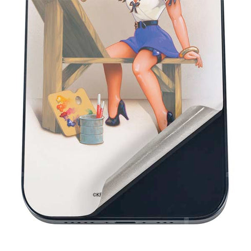 Betty Boop The Artist iPhone 12 Skin
