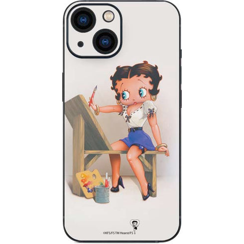 Betty Boop The Artist iPhone 13 Mini Skin