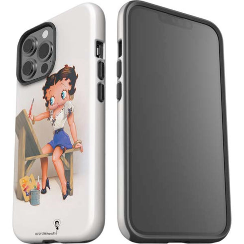 Betty Boop The Artist iPhone 13 Pro Max Impact Case