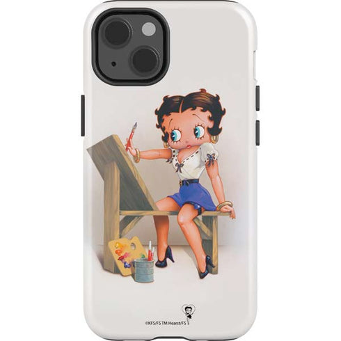 Betty Boop The Artist iPhone 15 Impact Case