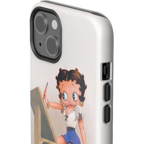 Betty Boop The Artist iPhone 15 Impact Case