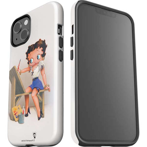Betty Boop The Artist iPhone 15 Impact Case