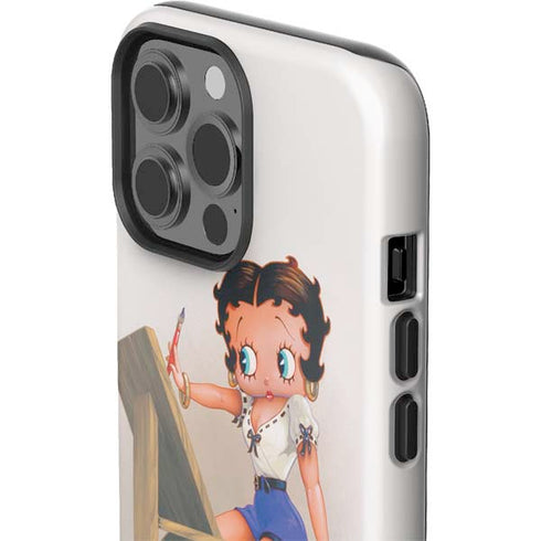 Betty Boop The Artist iPhone 15 Pro Max Impact Case