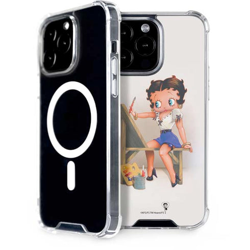 Betty Boop The Artist iPhone 15 Pro Max MagSafe Case