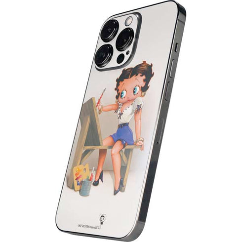 Betty Boop The Artist iPhone 14 Pro Max Skin