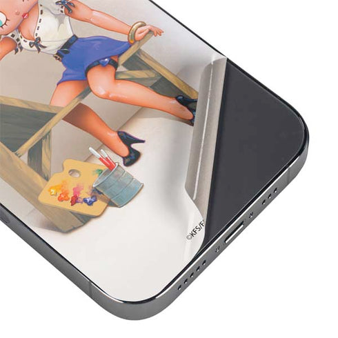 Betty Boop The Artist iPhone 14 Pro Max Skin