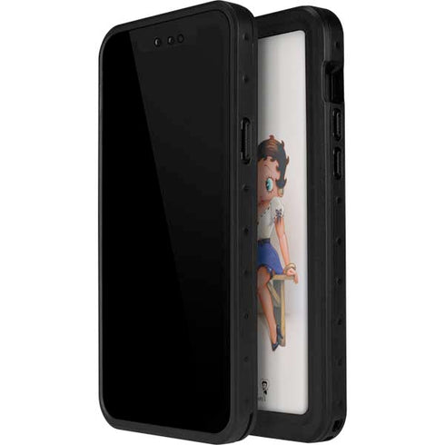 Betty Boop The Artist iPhone 15 Plus Waterproof Case