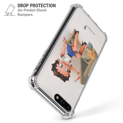 Betty Boop The Artist iPhone 7/8 Plus Clear Case