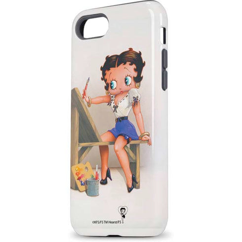 Betty Boop The Artist iPhone 8 Pro Case
