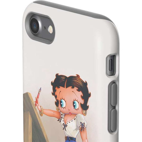 Betty Boop The Artist iPhone SE (2nd & 3rd Gen) Pro Case