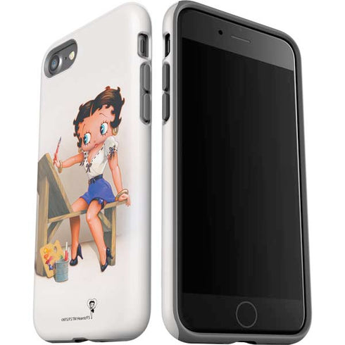 Betty Boop The Artist iPhone SE (2nd & 3rd Gen) Pro Case