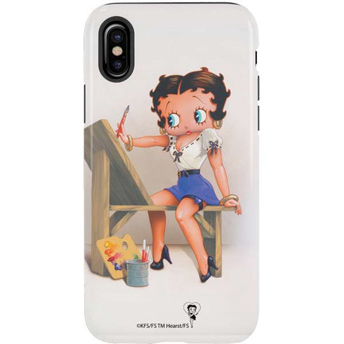 Betty Boop The Artist iPhone X Pro Case