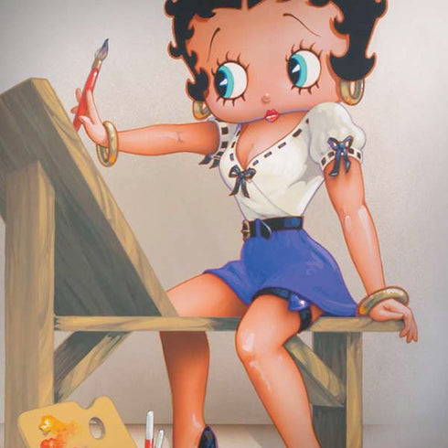 Betty Boop The Artist iPhone X Skin