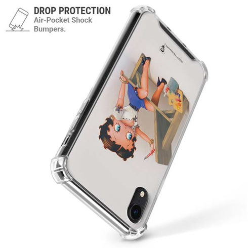 Betty Boop The Artist iPhone XR Clear Case