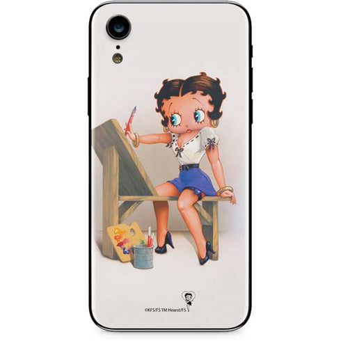 Betty Boop The Artist iPhone XR Skin