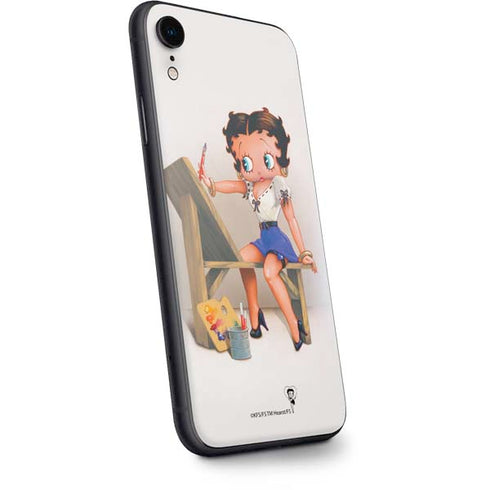 Betty Boop The Artist iPhone XR Skin