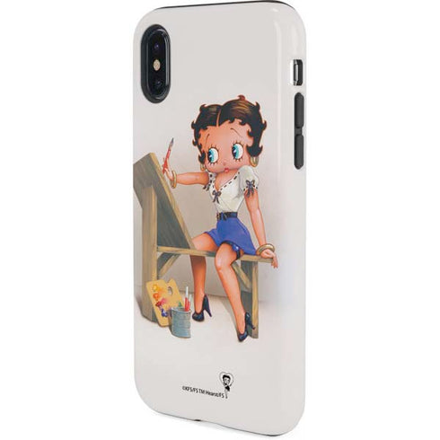 Betty Boop The Artist iPhone XS Pro Case