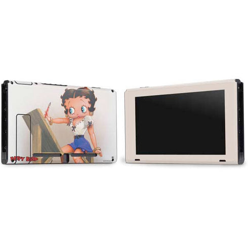 Betty Boop The Artist Nintendo Switch Bundle Skin