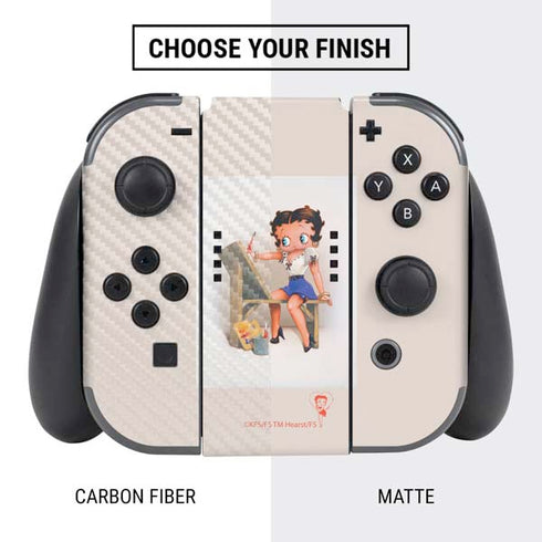 Betty Boop The Artist Nintendo Switch Bundle Skin