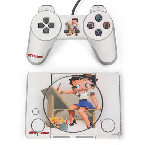 Betty Boop The Artist PlayStation Classic Bundle Skin