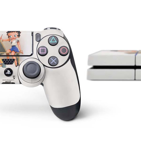 Betty Boop The Artist PS4 Console and Controller Bundle Skin