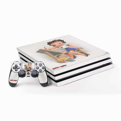 Betty Boop The Artist PS4 Pro Bundle Skin