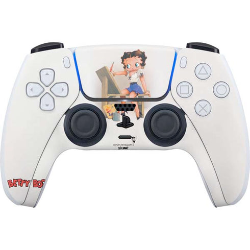 Betty Boop The Artist PS5 Controller Skin