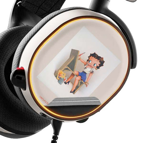 Betty Boop The Artist SteelSeries Arctis 5 Skin