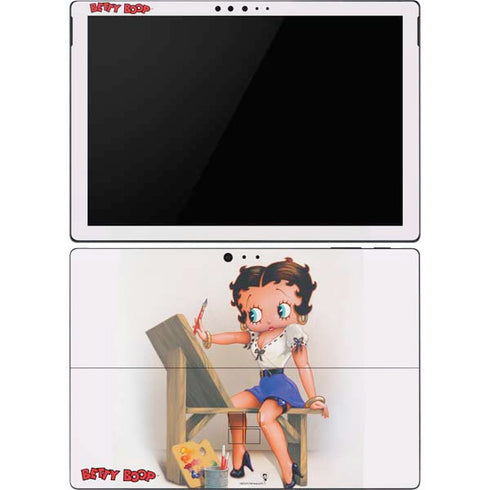 Betty Boop The Artist Surface Pro 6 Skin