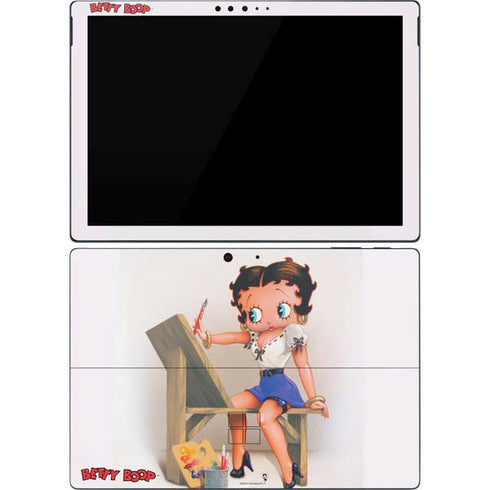 Betty Boop The Artist Surface Pro 7 Skin