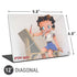 Betty Boop The Artist Universal Laptop 12in (9.8 x 6.8in) Skin