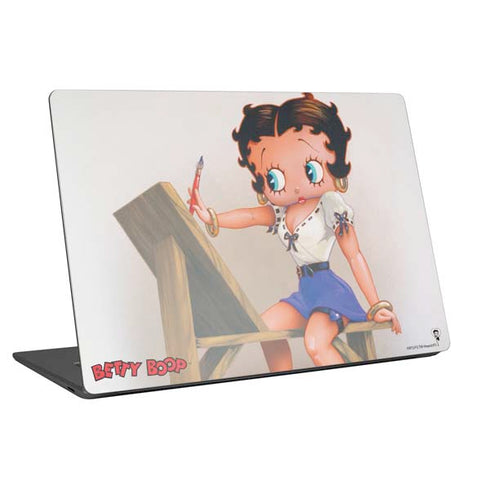Betty Boop The Artist Universal Laptop 13in (10.6 x 7.6in) Skin